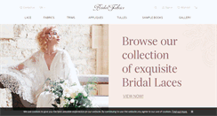 Desktop Screenshot of bridalfabrics.co.uk